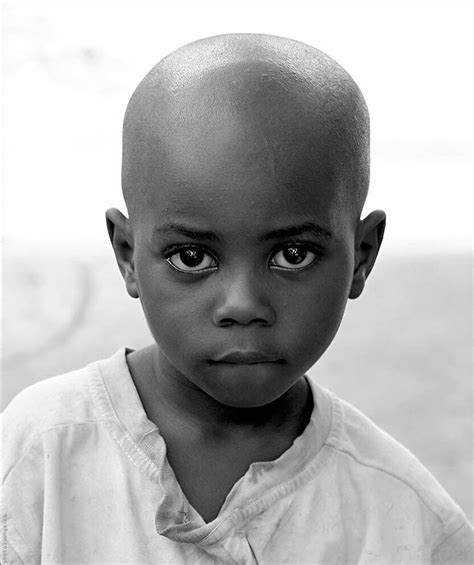 black bald kid